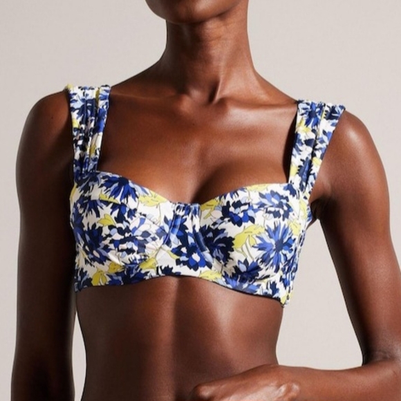 🐠TED BAKER PIPPEA SOFT CUP BIKINI TOP SIZE 4/US10